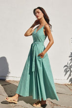 Load image into Gallery viewer, Green Tripolli Midi Dress
