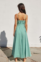 Load image into Gallery viewer, Green Tripolli Midi Dress
