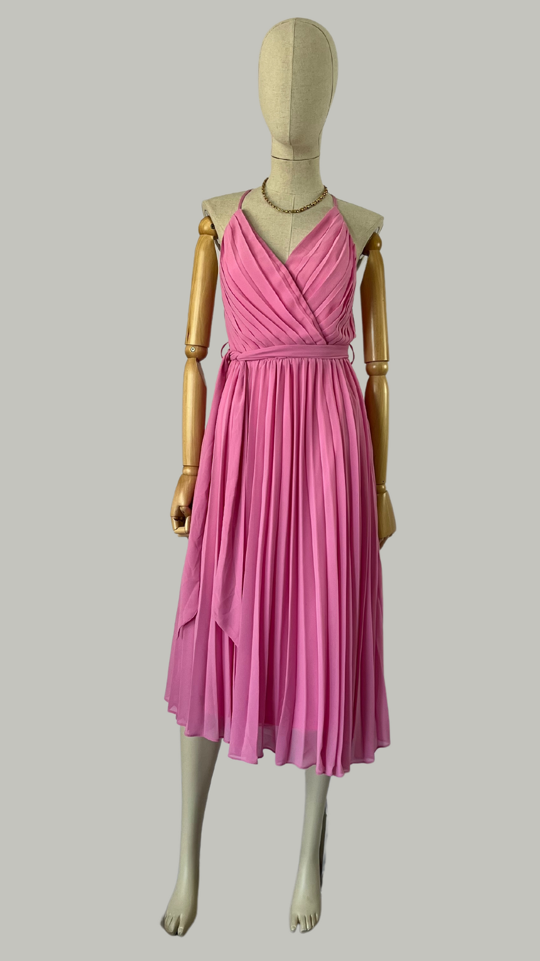 Vestido rosa tirantes