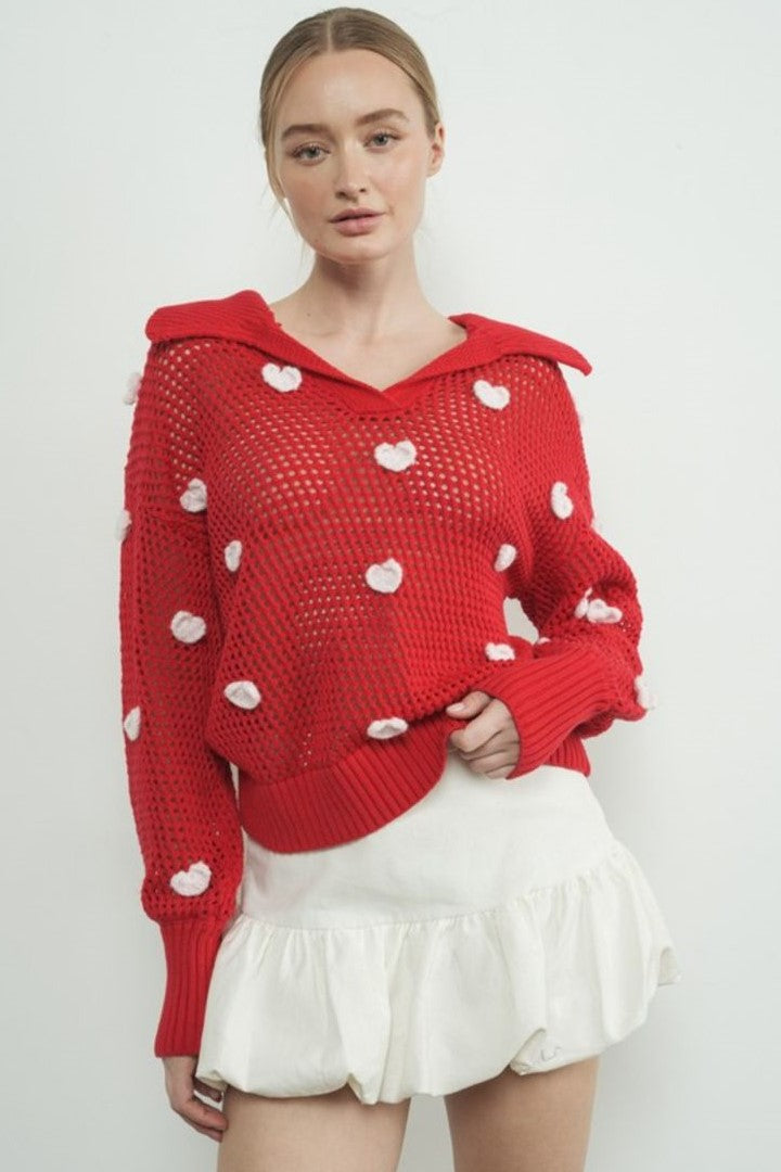 Sweetheart sweater