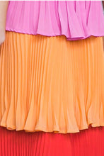 Cargar imagen en el visor de la galería, Vestido mini 3 colores rosa naranja y rojo
