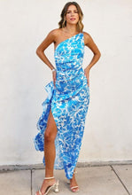 Load image into Gallery viewer, Blue Floral Dress

