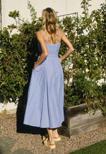 Load image into Gallery viewer, Blue Tripolli Midi Dress
