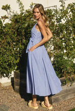 Load image into Gallery viewer, Blue Tripolli Midi Dress
