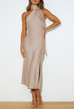 Load image into Gallery viewer, Beige Midi Dress
