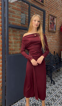 Load image into Gallery viewer, Merlot Midi Dress
