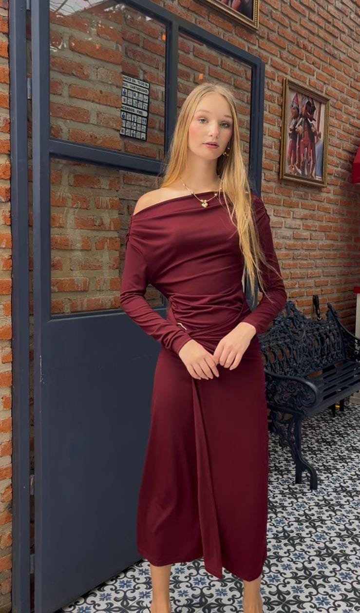 Merlot Midi Dress