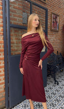 Load image into Gallery viewer, Merlot Midi Dress
