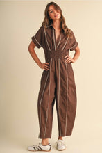 Cargar imagen en el visor de la galería, Brown Jumpsuit

