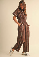 Cargar imagen en el visor de la galería, Brown Jumpsuit
