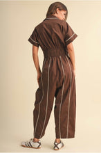 Cargar imagen en el visor de la galería, Brown Jumpsuit
