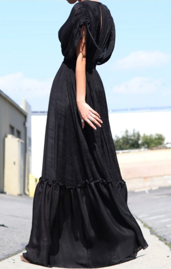 Maxi discount vestido negro